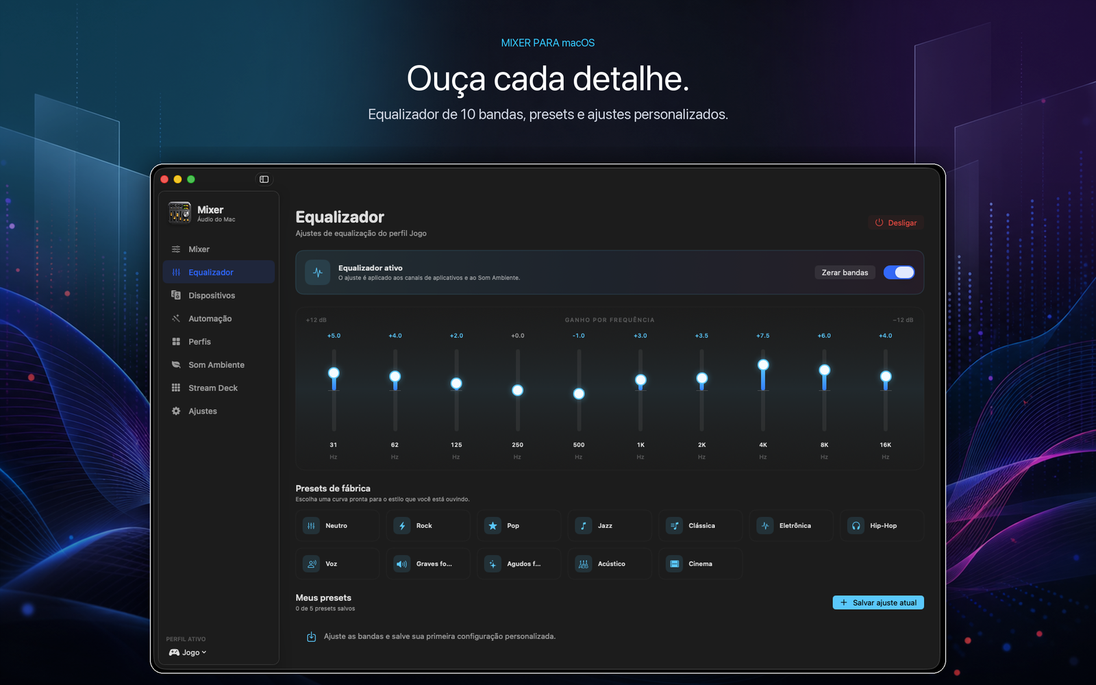 Equalizador de 10 bandas